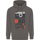 Photography Your Face Funny Photographer Mens 80% Cotton Hoodie Charcoal
