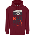 Photography Your Face Funny Photographer Mens 80% Cotton Hoodie Maroon