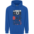 Photography Your Face Funny Photographer Mens 80% Cotton Hoodie Royal Blue