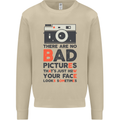 Photography Your Face Funny Photographer Mens Sweatshirt Jumper Sand
