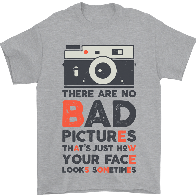 Photography Your Face Funny Photographer Mens T-Shirt Cotton Gildan Sports Grey
