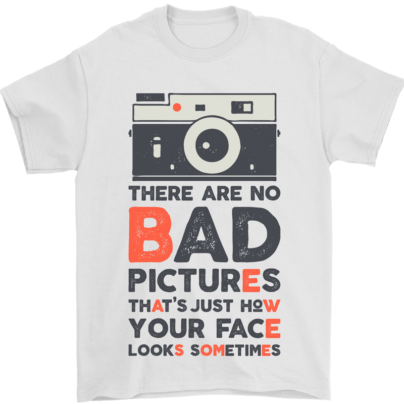 Photography Your Face Funny Photographer Mens T-Shirt Cotton Gildan White