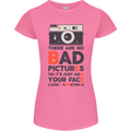 Photography Your Face Funny Photographer Womens Petite Cut T-Shirt Azalea
