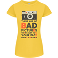 Photography Your Face Funny Photographer Womens Petite Cut T-Shirt Yellow