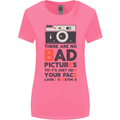 Photography Your Face Funny Photographer Womens Wider Cut T-Shirt Azalea