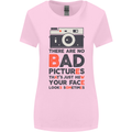 Photography Your Face Funny Photographer Womens Wider Cut T-Shirt Light Pink