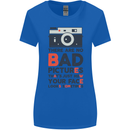 Photography Your Face Funny Photographer Womens Wider Cut T-Shirt Royal Blue