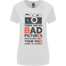 Photography Your Face Funny Photographer Womens Wider Cut T-Shirt White