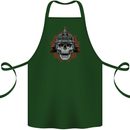 Pickelhaube Skull Prussian Helmet Biker Cotton Apron 100% Organic Forest Green
