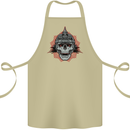 Pickelhaube Skull Prussian Helmet Biker Cotton Apron 100% Organic Khaki