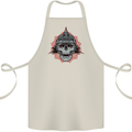 Pickelhaube Skull Prussian Helmet Biker Cotton Apron 100% Organic Natural