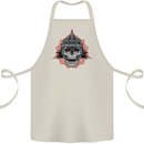 Pickelhaube Skull Prussian Helmet Biker Cotton Apron 100% Organic Natural