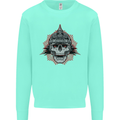 Pickelhaube Skull Prussian Helmet Biker Mens Sweatshirt Jumper Peppermint
