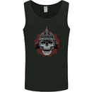 Pickelhaube Skull Prussian Helmet Biker Mens Vest Tank Top Black