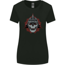 Pickelhaube Skull Prussian Helmet Biker Womens Wider Cut T-Shirt Black