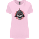 Pickelhaube Skull Prussian Helmet Biker Womens Wider Cut T-Shirt Light Pink