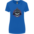 Pickelhaube Skull Prussian Helmet Biker Womens Wider Cut T-Shirt Royal Blue