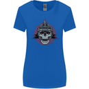 Pickelhaube Skull Prussian Helmet Biker Womens Wider Cut T-Shirt Royal Blue