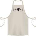 Pigeon Hunting Heart Beat ECG Hunter Cotton Apron 100% Organic Natural