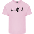 Pigeon Hunting Heart Beat ECG Hunter Mens Cotton T-Shirt Tee Top Light Pink