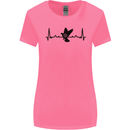 Pigeon Hunting Heart Beat ECG Hunter Womens Wider Cut T-Shirt Azalea