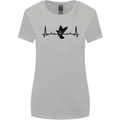 Pigeon Hunting Heart Beat ECG Hunter Womens Wider Cut T-Shirt Sports Grey