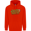 Pinch Me and I'll Punch You St Patricks Day Childrens Kids Hoodie Bright Red