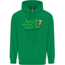 Pinch Me and I'll Punch You St Patricks Day Childrens Kids Hoodie Irish Green