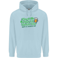Pinch Me and I'll Punch You St Patricks Day Childrens Kids Hoodie Light Blue