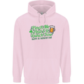 Pinch Me and I'll Punch You St Patricks Day Childrens Kids Hoodie Light Pink