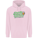 Pinch Me and I'll Punch You St Patricks Day Childrens Kids Hoodie Light Pink