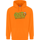 Pinch Me and I'll Punch You St Patricks Day Childrens Kids Hoodie Orange