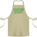 Pinch Me and I'll Punch You St Patricks Day Cotton Apron 100% Organic Khaki