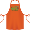 Pinch Me and I'll Punch You St Patricks Day Cotton Apron 100% Organic Orange