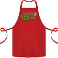 Pinch Me and I'll Punch You St Patricks Day Cotton Apron 100% Organic Red