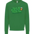 Pinch Me and I'll Punch You St Patricks Day Kids Sweatshirt Jumper Irish Green