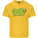 Pinch Me and I'll Punch You St Patricks Day Kids T-Shirt Childrens Yellow
