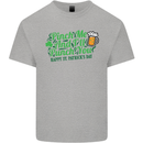 Pinch Me and I'll Punch You St Patricks Day Mens Cotton T-Shirt Tee Top Sports Grey