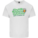 Pinch Me and I'll Punch You St Patricks Day Mens Cotton T-Shirt Tee Top White