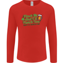 Pinch Me and I'll Punch You St Patricks Day Mens Long Sleeve T-Shirt Red
