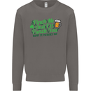 Pinch Me and I'll Punch You St Patricks Day Mens Sweatshirt Jumper Charcoal