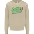 Pinch Me and I'll Punch You St Patricks Day Mens Sweatshirt Jumper Sand