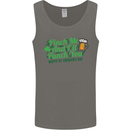 Pinch Me and I'll Punch You St Patricks Day Mens Vest Tank Top Charcoal