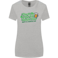 Pinch Me and I'll Punch You St Patricks Day Womens Wider Cut T-Shirt Sports Grey