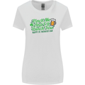 Pinch Me and I'll Punch You St Patricks Day Womens Wider Cut T-Shirt White