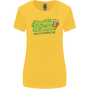 Pinch Me and I'll Punch You St Patricks Day Womens Wider Cut T-Shirt Yellow