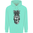 Pineapple Skull Surf Surfing Surfer Holiday Childrens Kids Hoodie Peppermint