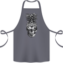 Pineapple Skull Surf Surfing Surfer Holiday Cotton Apron 100% Organic Steel
