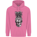 Pineapple Skull Surf Surfing Surfer Holiday Mens 80% Cotton Hoodie Azelea