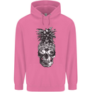 Pineapple Skull Surf Surfing Surfer Holiday Mens 80% Cotton Hoodie Azelea